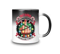 HALUMI Personalised Name Magic Mug Quote You Deserve This Gift Middle Finger Gift Humour Funny Christmas Holidays Original Ceramic Mug 330ml 440ml