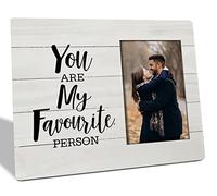 Haluosi I Love You Gifts for Her & Him, Valentine's Gifts for Couples & Loved Ones, Picture Frames - 'You Are My Favourite Person'