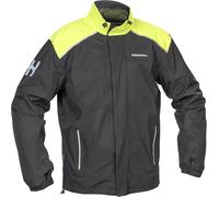 Halvarssons Bofallet Motorcycle Rain Jacket, black/yellow, size 3XL