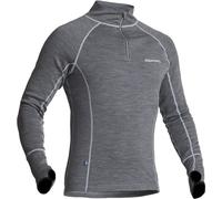 Halvarssons Funktionsunterwäsche Sweater Warm Wool Polo Grey 710-22130190