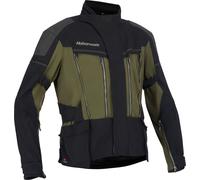 Halvarssons Mora V2 waterproof Motorcycle Textile Jacket, black-green, size 54 for Men
