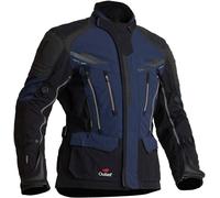 Halvarssons Mora waterproof Motorcycle Textile Jacket, black/blue, size 52