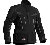 Halvarssons Mora waterproof Motorcycle Textile Jacket, black, size 48