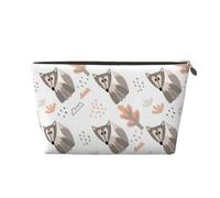Halve an Orange Leather Portable Cosmetic Bag Organiser Suitable Business Trip for Woman Man