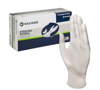 HALYARD STERLING Nitrile Exam Glove, Powder-Free, Disposable, Length 9.5", 4.7 Mil, Medium (Box of 100)