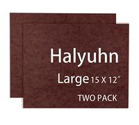 Halyuhn 8 MM Thick Felt Furniture Pads (2 Pack), 15’’ x 12’’ Brown Felt Pads for Furniture, Cuttable Felt Furniture Pads for Hardwood Floors, Thick Felt Sheets for Crafts (Non-Adhesive)