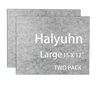 Halyuhn 8 MM Thick Felt Furniture Pads (Non-Adhesive), 15’’ x 12’’ Gray Felt Pads for Furniture, Cuttable Felt Furniture Pads for Hardwood Floors, Thick Felt Sheets for Crafts (2 Pack)
