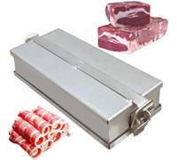 Ham Maker Meat Press Tool, Thickened Ham Press Meat Press Machine, 1.5/2.0 Mm Plate Thickness, Fit 7g, Commercial Stainless Steel Meat Pressing Mold, for Stuffed, Burgers, Slider, Barbecue, Griling