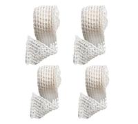 Ham Netting | Food Grade 4 Rolls Meat Packaging Net - 1m+, Smoked Meat Poultry Ham Netting, Butcher Twine Net for Kitchen Cooking, Sausage Making