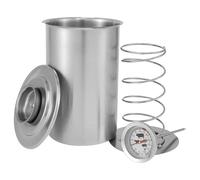 Ham Press Maker Ham Maker Stainless Steel Meat Press Cooker Deli Mold with Thermometer for Pork Poultry Cooking Kitchen Accessories