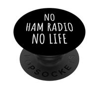 HAM Radio Amateur Radio Operator DX Morse Code Antenna Talk PopSockets Adhesive PopGrip