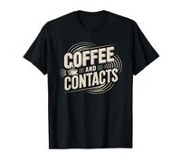 Ham Radio Coffee Addict Morning Contacts T-Shirt