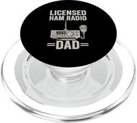 Ham Radio Dad Amateur Radio Operator Papa Daddy Fathers Day PopSockets PopGrip for MagSafe