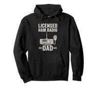 Ham Radio Dad Amateur Radio Operator Papa Daddy Fathers Day Pullover Hoodie