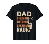 Ham Radio Dad Amateur Radio Operator Papa Daddy Fathers Day T-Shirt