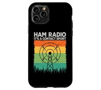Ham Radio It's A Contact Sport Continuous Wave Amateur Radio Case for iPhone 11 Pro