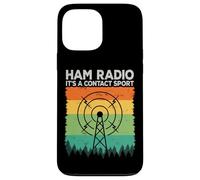 Ham Radio It's A Contact Sport Continuous Wave Amateur Radio Case for iPhone 13 Pro Max