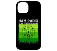 Ham Radio It's A Contact Sport Continuous Wave Amateur Radio Case for iPhone 14