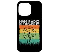 Ham Radio It's A Contact Sport Continuous Wave Amateur Radio Case for iPhone 14 Pro Max