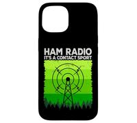 Ham Radio It's A Contact Sport Continuous Wave Amateur Radio Case for iPhone 15