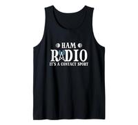 Ham Radio It's A Contact Sport, Funny Amateur Radio Hobbyist Tank Top