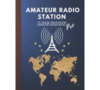 HAM Radio Log Book: HAM Radio Logbook | Easily Record All Your HAM Communications | Amateur Radio Logbook Notebook Journal | 120 Pages | Large 8 x 11.5 Inches
