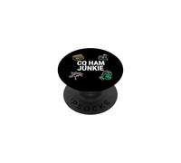 Ham Radio Operator CQ Ham Junkie Amateur Broadcaster PopSockets Adhesive PopGrip
