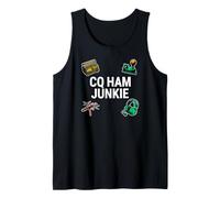 Ham Radio Operator CQ Ham Junkie Amateur Broadcaster Tank Top