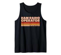 Ham Radio Operator Retro Sunrise Tank Top