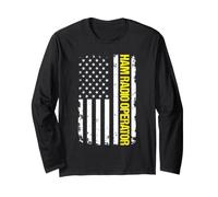 Ham Radio Operator USA Flag Long Sleeve T-Shirt