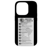 Ham Radio Q Codes Reference Chart Case for iPhone 14 Pro