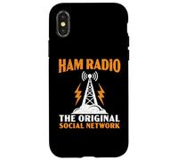 Ham Radio The Original Social Network Operator Ham Radio Case for iPhone X/XS