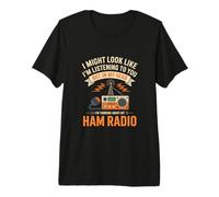 Ham Radio Transceiver Thinking About Radio Gear Premium T-Shirt