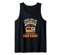 Ham Radio Transceiver Thinking About Radio Gear Tank Top