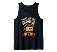 Ham Radio Transceiver Thinking About Radio Gear Tank Top