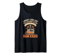 Ham Radio Transceiver Thinking About Radio Gear Tank Top