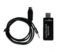 Ham Radio USB Sound Adapter with Built-in Codec PTT Kit for Digital Modes Interface FT4 RTTY No Driver Needed(With connector)
