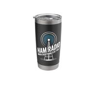 Ham Radio When Everything Else Fails Signal Stainless Steel Insulated Tumbler