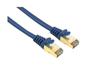 Hama 0.25m Cat5e Gold Patch Cable Network Cable Cat. 5e 5 LAN Cable DSL STP FTP