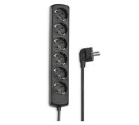 Hama 00030393 power extension - power extensions (Black)