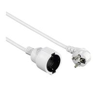 Hama 00047866 Cable Extension White 5m H05VV-F 3G 1.5mm²
