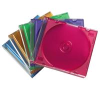 Hama - 00051166 - Slim Cd Jewel Cases, 25 Pack, Multicoloured