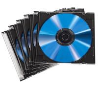Hama - 00051269 - Slim Cd Jewel Cases, 50 Pack, Black