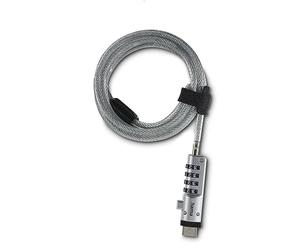 Hama 00126821 Candado para portátil de Portable Padlock, Silver