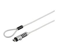 Hama 00126821 Candado para portátil de Portable Padlock, Silver