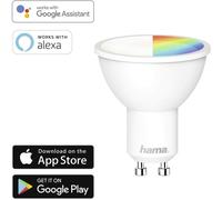 HAMA 00176548 4.5W GU10 Smart LED Bulb Faretto Compatible With Alexa Google