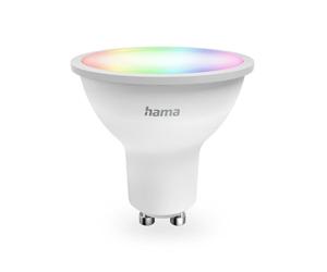Hama 00176642 Smart Lamp GU10, 4.9 W, LED, Matter, Reflector, RGBW, Dimmable, with App
