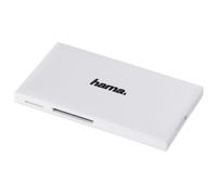 Hama External Usb 3.0 Multi-Card Reader Sd/Microsd/Cf/Ms White Usb Powered