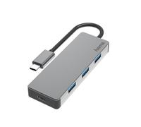 Hama 00200105 interface hub USB 3.2 Gen 2 (3.1 Gen 2) Type-C 10000 Mbit/s Grey