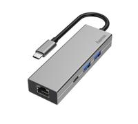 Hama 3-Port Usb-C 3.2 Gen1 Hub W/ Lan 2X Usb-A 1X Usb-C 1X Gb Lan Usb Powered